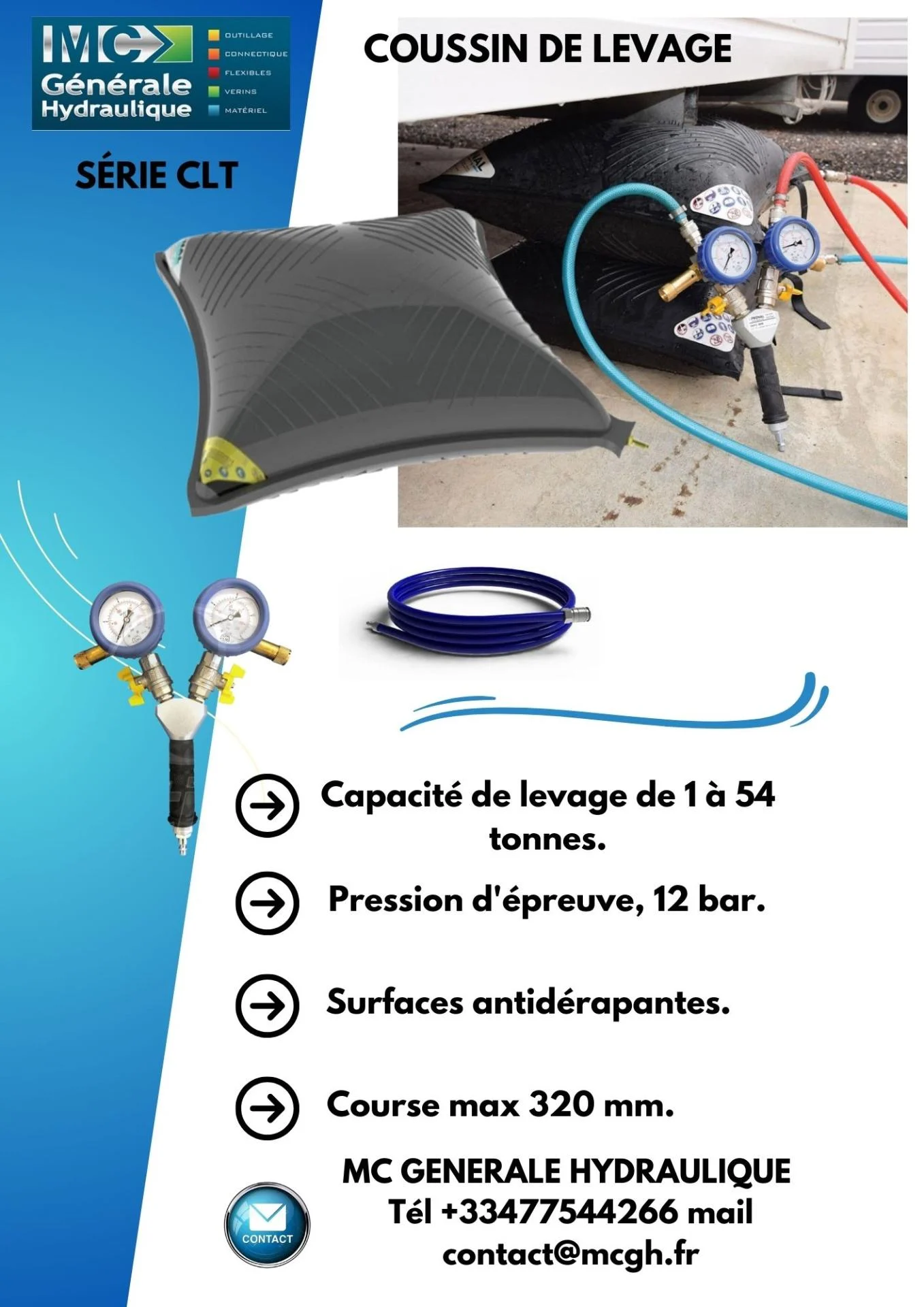 Plaquette coussin de levage